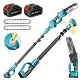Seesii 2 in 1 Cordless 8 inch Pole Saw   Mini
