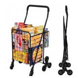 Grocery Shopping Cart with 360  Rolling Swivel