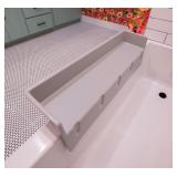 Tub Topper  Bathtub Splash Guard Play Shelf Area
