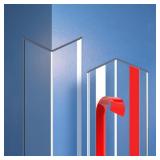 Clear Self Adhesive Wall Corner Protectors 2 PCS