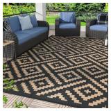 GENIMO Outdoor Rugs 8x10 Waterproof  Reversible