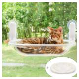 Transparent Cat Window Perch  Durable Window