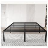 Queen Bed Frame 14  High Sturdy Steel Slat Bed