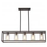 Oil Rubbed Bronze Farmhouse Chandelier Dining