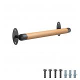 Set of 3 SELEWARE 16 Inch Wood Handrail Indoor