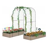 Galvanized Raised Garden Bed for Vegetables
