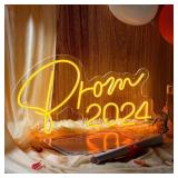 Prom 2024 LED Neon Sign 20 x 10 6 Inch