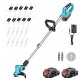 Weed Wacker Cordless Electric Weed Eater 21V