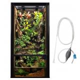 REPTIZOO 15 Gallon Full Glass Reptile Terrarium