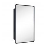 TEHOME Farmhouse Matt Black Recessed Bathroom