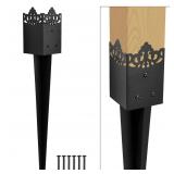 Fence Post Anchor 4  x4    Heavy Duty Metal