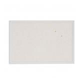 U Brands Farmhouse Bulletin Board  Linen Covered
