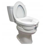 Carex E Z Lock Raised Toilet Seat   5 Inch