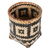 BESTOYARD Bamboo Woven Trash Can  Wicker Waste