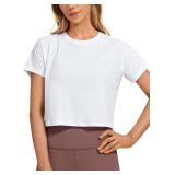 CRZ YOGA Women s Pima Cotton Workout Short