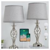 OFFSITE Nightstand Table Lamps for Bedrooms Set