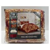 OFFSITE Keeco Red Selma Medallion 8 Piece