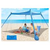 OFFSITE Beach Canopy Beach Tent UPF50  11x11 FT