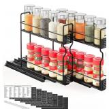OFFSITE SpaceAid Pull Out Spice Rack Organizer