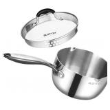 OFFSITE 3 5 Quart Stainless Steel Saucepan with