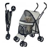 Umbrella shaped Lightweight 4 Wheel Dog Stroller