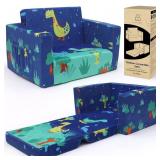 ACRABROS Kids Couch  Toddler Sofa Bed Fold Out