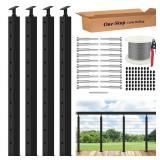One Stop Cable Railing Post Kit  4Pack Level