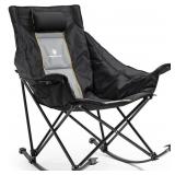 Dowinx Oversized Rocking Camping Chair  Fully