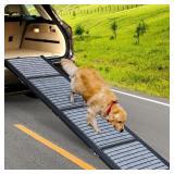 Extra Long 67  Wide 19 7  Dog Car Ramp  Outdoor