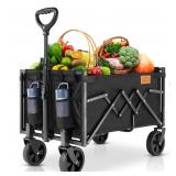 Collapsible Wagon Cart Foldable with 220lbs