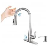 Touch on Kitchen Faucet with Soap Dispenser and