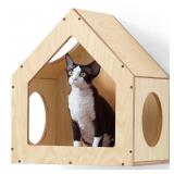 FUKUMARU Cat Bed Wall Mounted  Wooden Cat