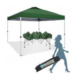 MFSTUDIO 10x10 Outdoor Pop Up Canopy Tent Easy