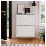 4 Drawer Dresser  Drawer Chest  Tall Storage