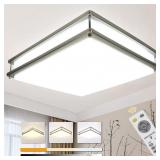 DLLT Upgraded 48W Dimmable LED Flush Mount Light