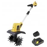 20V Cordless Tiller Cultivator 48 Steel Tines