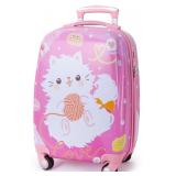 Kids Carry On Luggage Children Rolling Suitcase