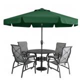 MASTERCANOPY Valance Patio Umbrella for Outdoor