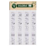 14x20x1 MERV 11 Inserts 4 Pack   FRAME NOT