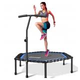 48   Fitness Trampoline with Adjustable Handle