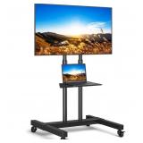 Mobile TV Cart for 32 80 Inch Screens up to 110