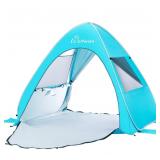 WolfWise UPF 50  Easy Pop Up Beach Tent Sun