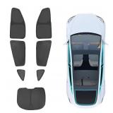 BASENOR 7PCS Tesla Model Y Sunshade Side Windows