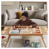 TEAKMAMA 1500 Piece Wooden Jigsaw Folding Puzzle