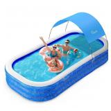 Large Inflatable Swimming Pool with Canopy  150