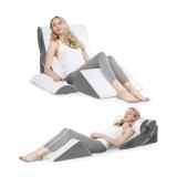 Forias 4pcs Orthopedic Bed Wedge Pillow Set
