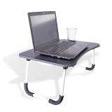 Collapsible Lap Desk   Black Bed Laptop Table