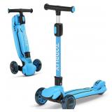 TONBUX Kids Scooter  Light Up 3 Wheel Kick