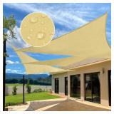 Artpuch Waterproof Sun Shade Sail 12  x 14  x 18