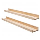AZSKY Picture Ledge Long Floating Wall Shelf